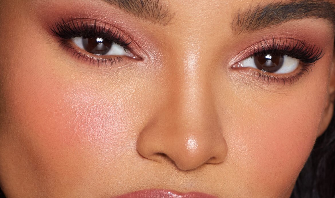 enhanced features without looking cakey-airbrushed dewy foundation by skilled makeup artist perfect for brunches and daytime events