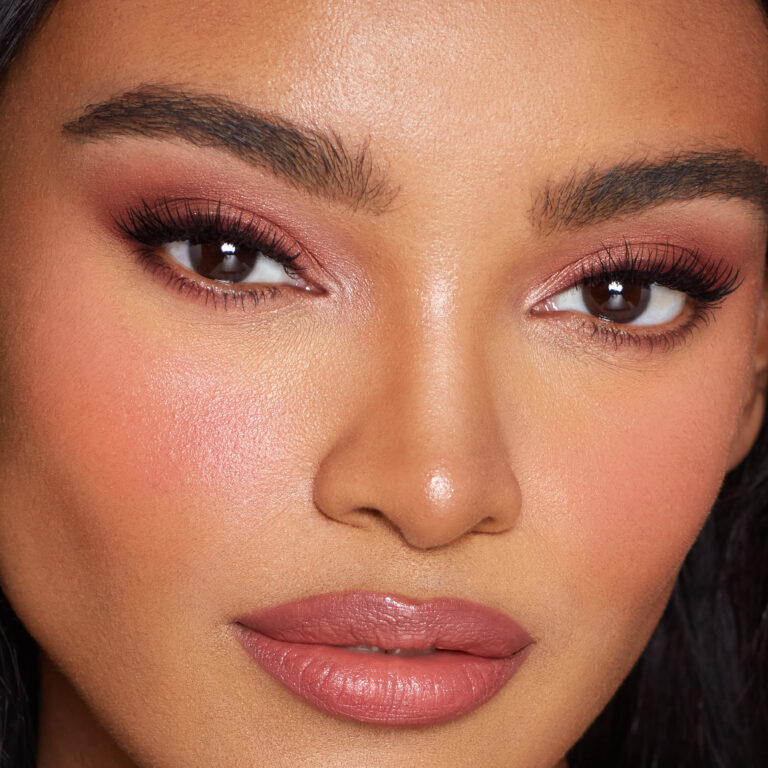 enhanced features without looking cakey-airbrushed dewy foundation by skilled makeup artist perfect for brunches and daytime events